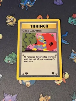 Pokemon Cards Goop Gas Attack 78/82 Team Rocket FIRST EDITION WOTC - (HP) - Image 1