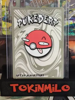1st Edition Pokederp 2 Breakout Jiggles Holo- Jigglypuff 5/8 Custom Derpy Card - Image 2