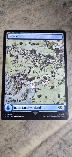 Island (0274) Universes Beyond: the Lord of the Rings Land MTG NM - Image 1