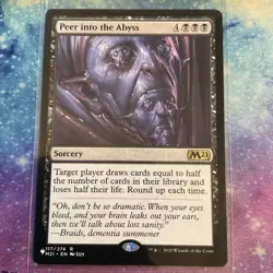 Peer into the Abyss (REGULAR) x1 - MTG The List PLST #M21-117 - Image 1