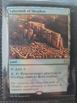 Labyrinth of Skophos FOIL X1 THB MTG Theros Beyond Death PRERELEASE PROMO - Image 1