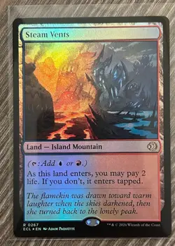 Lorwyn Eclipsed Steam Vents FOIL Rare 267 Magic the Gathering - Image 1