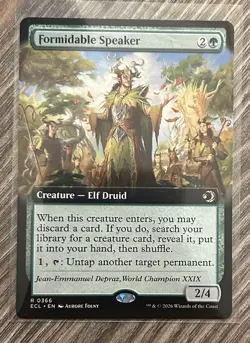 Formidable Speaker (Extended Art) Lorwyn Eclipsed Regular - Image 1