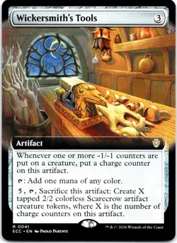 Wickersmith's Tools (Extended Art) R Commander: Lorwyn Eclipsed 41 NM - Image 1