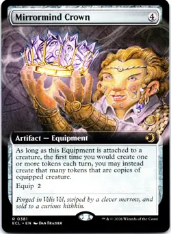 Mirrormind Crown (Extended Art) R Lorwyn Eclipsed 381 NM - Image 1