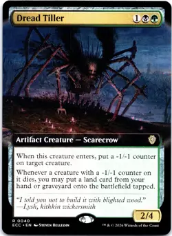 Dread Tiller (Extended Art) R Commander: Lorwyn Eclipsed 40 NM - Image 1