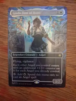 Giada, Font of Hope (Borderless) (Foil) 298 MTG NM - Foundations - Image 1