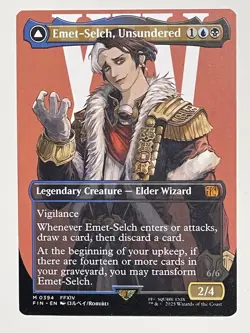 Emet-Selch, Unsundered - (Borderless) Final Fantasy - Regular - NM - MTG - Image 1
