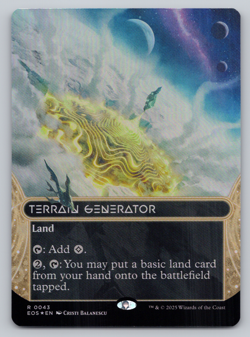 Terrain Generator FOIL 043 Borderless - Edge of Eternities - MTG - Image 1