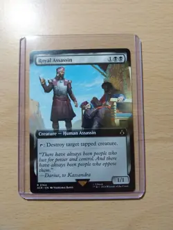 MTG Royal Assassin Extended Art FOIL Assassin's Creed NM - Image 1