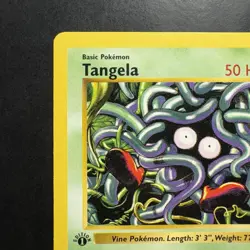 Pokemon Vintage 1st Edition Tangela 066/102 Base Set (Shadowless) Wotc 1999 - Image 2