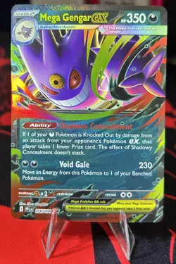 Mega Gengar ex 056/094 Mega Evolution Phantasmal Flames Pack Fresh Pokemon TCG - Image 3