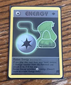 Pokemon TCG Potion Energy Uncommon 1st Edition Team Rocket 82/82 LP - Image 1