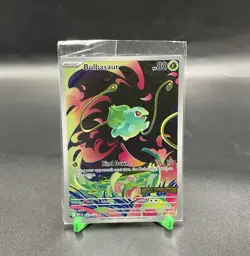 Bulbasaur 133/132 - Mega Evolution Enhanced Box Topper Stamped Promo (Sealed) - Image 2