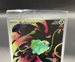 Bulbasaur 133/132 - Mega Evolution Enhanced Box Topper Stamped Promo (Sealed) - Image 3