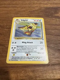Pokemon TCG Pidgeot Jungle 8/64 Holo Unlimited Holo Rare - Image 1
