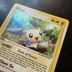 Pokemon TCG Minun EX Dragon 7/97 Holo Rare Light Played - Image 2