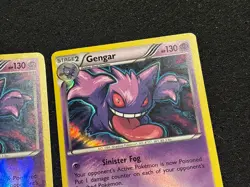 2015 Pokemon TCG Gengar Reverse Holo AND Holo XY Breakthrough 60/162 BOTH MINT! - Image 2
