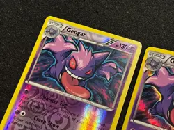 2015 Pokemon TCG Gengar Reverse Holo AND Holo XY Breakthrough 60/162 BOTH MINT! - Image 3