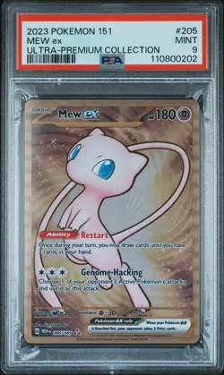 2023 POKEMON 151 ULTRA-PREM COLL #205 MEW EX PSA 9 - Image 1