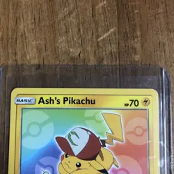 Pokemon - Black Star Promo - Ash's Pikachu - SM108 NM - Image 2