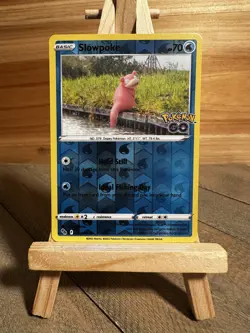 Pokemon Pokemon GO Common Slowpoke #019/078 Reverse Holo Near Mint or Better - Image 1