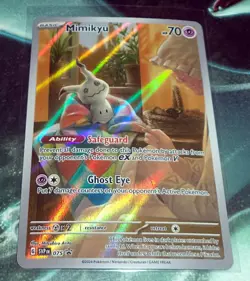 Pokemon Mimikyu SVP 075 Scarlet & Violet Black Star Promo Paldean Fates NM - Image 1