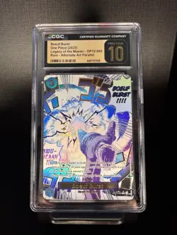 BOEUF BURST OP12-060 LEGACY OF THE MASTER ALT EVENT ONE PIECE TCG PRISTINE 10 - Image 1