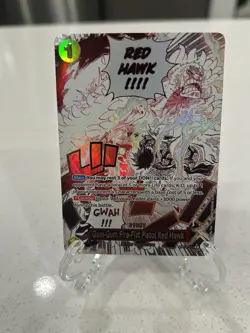 One Piece - Gum-Gum Fire-Fist Pistol Red Hawk - OP11-114 Alt Art R - English NM - Image 1