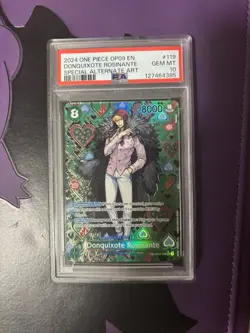ONE PIECE TCG PSA 10 Donquixote Rosinante OP09 Special Alt Art - Image 1