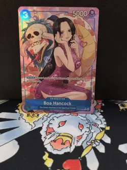 One Piece TCG English OP13-051 Boa Hancock Alt Art Parallel - Image 1