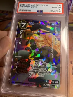 PSA 10 Miracle Battle Carddass ONE PIECE Roronoa Zoro OP16 40/77 - Image 3