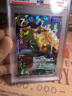 PSA 10 Miracle Battle Carddass ONE PIECE Roronoa Zoro OP16 40/77 - Image 4