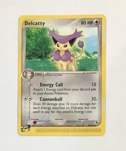 Pokemon DELCATTY Card 29/109 Ruby & Sapphire LP Regular Uncommon TCG e-Reader - Image 1