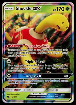 Pokemon Card - Shuckle GX Lost Thunder 17/214 Ultra Rare - Image 1
