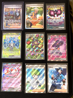 9 Card Pokemon lot with SIR , Please read description for details and condition - Image 1