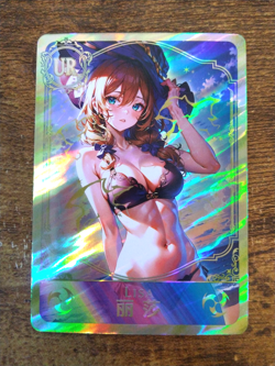 UR Beautiful Waifu Card - Lisa - Goddess Story Genshin Impact FOIL - Image 1