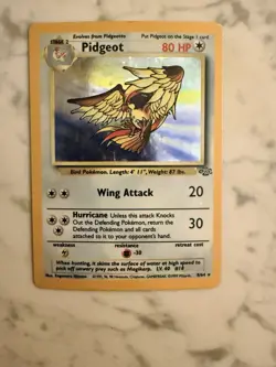Pidgeot Holo Rare Jungle Set 8/64 Pokemon Card 1999 WOTC Vintage TCG ⭐ - Image 1