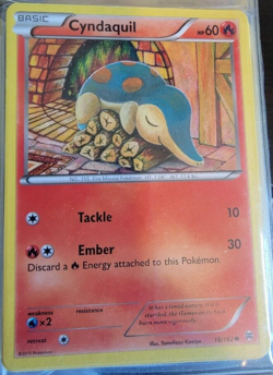 Cyndaquil # 18/162 XY: Breakthrough Set Pokemon Trading Cards TCG Game NM/MINT - Image 1