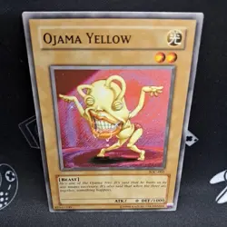 Ojama Yellow IOC-001 Invasion of Chaos Unlimited NM Near Mint Yu-Gi-Oh! Card - Image 1