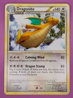Dragonite 18/102 Triumphant Mid-Era Regular Finish Rare Pokemon Card - Image 1