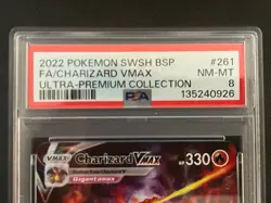 Charizard-PSA 8- VMAX SWSH261 SWSH: Sword & Shield Promo Cards Holo - Image 4