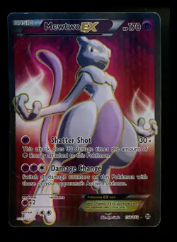 Mewtwo EX 158/162 Breakthrough 2015 Full Art Holo Pokemon Card TCG - Image 1