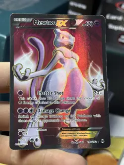 Mewtwo EX 158/162 Breakthrough 2015 Full Art Holo Pokemon Card TCG - Image 4
