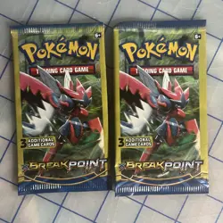 Pokemon XY BREAKpoint 3 Card Mini Booster Packs Complete Art Set Lot of 8 Sealed - Image 2