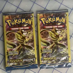 Pokemon XY BREAKpoint 3 Card Mini Booster Packs Complete Art Set Lot of 8 Sealed - Image 4