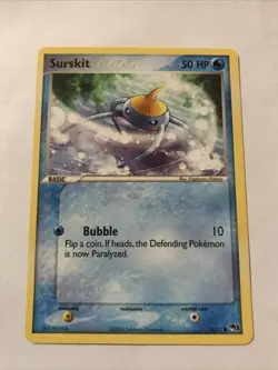 Surskit 14/17 Common Pokemon POP Series 1 Card - Image 1