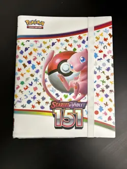 Pokemon Scarlet & Violet 151 - Mew Binder Collection - Binder Only NO CARDS - Image 1