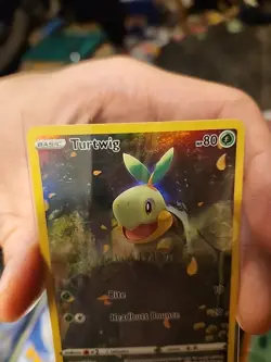 Crown Zenith Turtwig Galarian Gallery Ultra Rare Full Art Holo Card #GG31/GG70 - Image 4