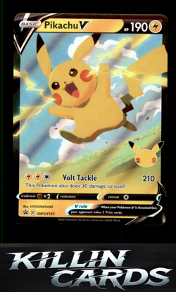 Pikachu V - SWSH143 SWSH143 Pokemon Promo SWSH: Sword & Shield Promo Cards Card - Image 1